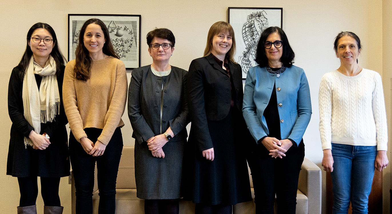Group photo of the Women Mathematicians at Rutgers to Receive Honors